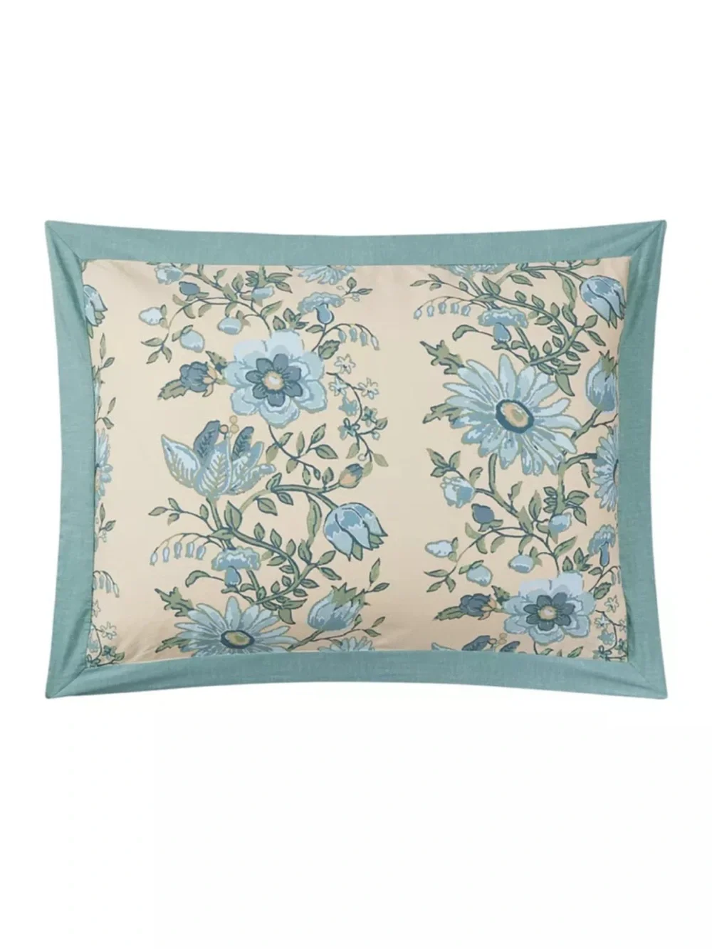 NWT Spartina 449 Mystic Moss Floral 3PC Cotton Sateen Comforter Set Full/Queen